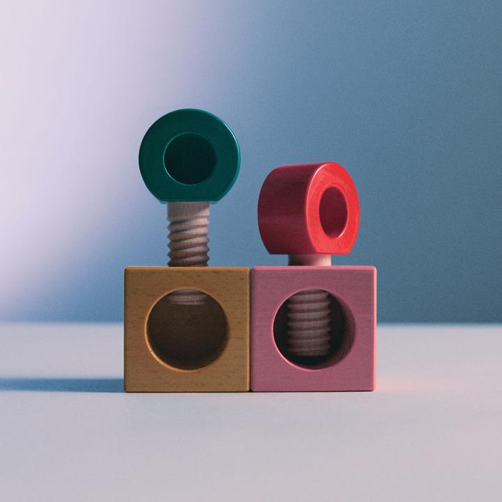 Image du produit Alessi Casse-noix Twergi en bois de hêtre
