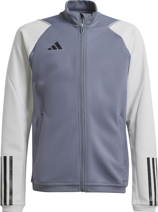 adidas Tiro 23 Competition Training Kinder Kapuzenpullover grau HP1909 (116cm) (116)