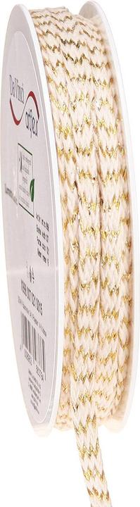 Produktbild Viana Elegantes geflochtenes Baumwollband mit goldenen Akzenten