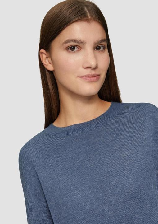 Image du produit S.Oliver Strickpullover Verkürzter Strickpullover in Melange-Optik (M)