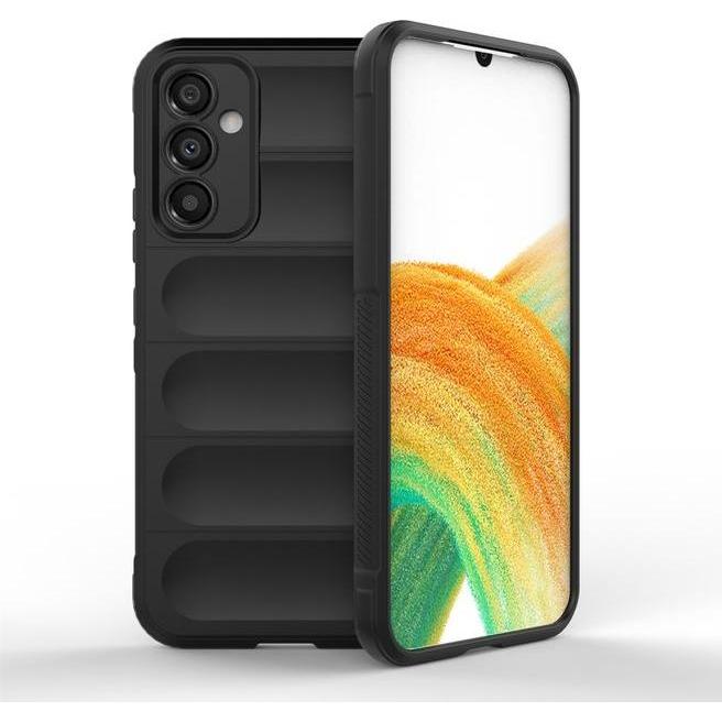 MU Classic Softcase TPU Rugged Series (Samsung Galaxy A34 5G), Smartphone Hülle, Schwarz
