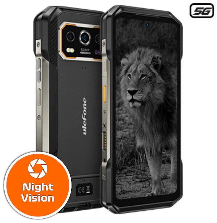 Actual product image Ulefone Armor 27 Pro 12256gb Nfc Black (256 GB, Black, 6.77", Hybrid Dual SIM, 50 Mpx, 5G)