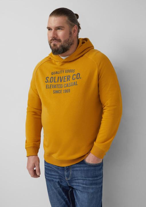 Produktbild s.Oliver Sweatshirt Kapuzenpullover mit Raglanärmeln und Frontprint (4XL)