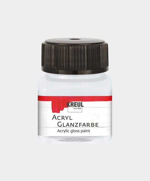 Actual product image Kreul Acrylic gloss paint, 20 ml (Light grey, 20 ml)