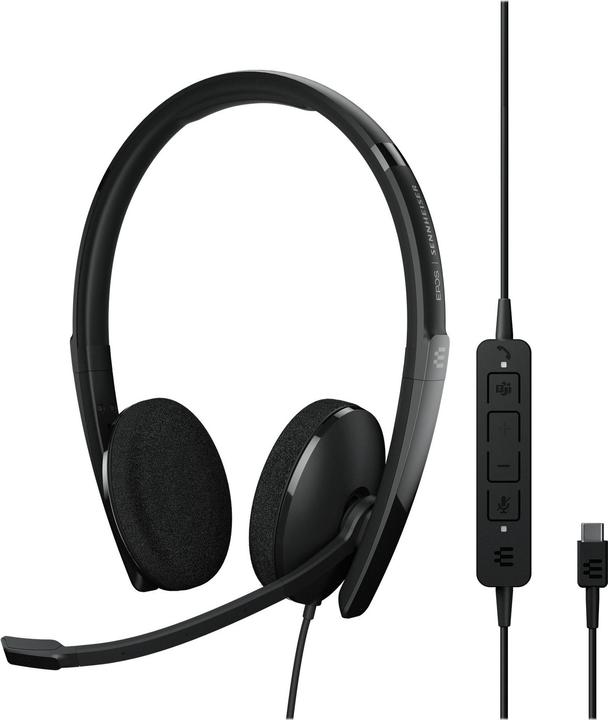Actual product image Sennheiser Adapt 160T II Duo MS (Cable, USB-C)