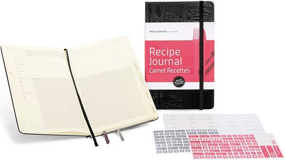 Actual product image Moleskine Recipe Journal (A5, Plain, Hardcover)