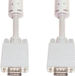 E+P HD15/HD15 10m 10m VGA (D-Sub) VGA (D-Sub) White VGA Cable (10 m, VGA)