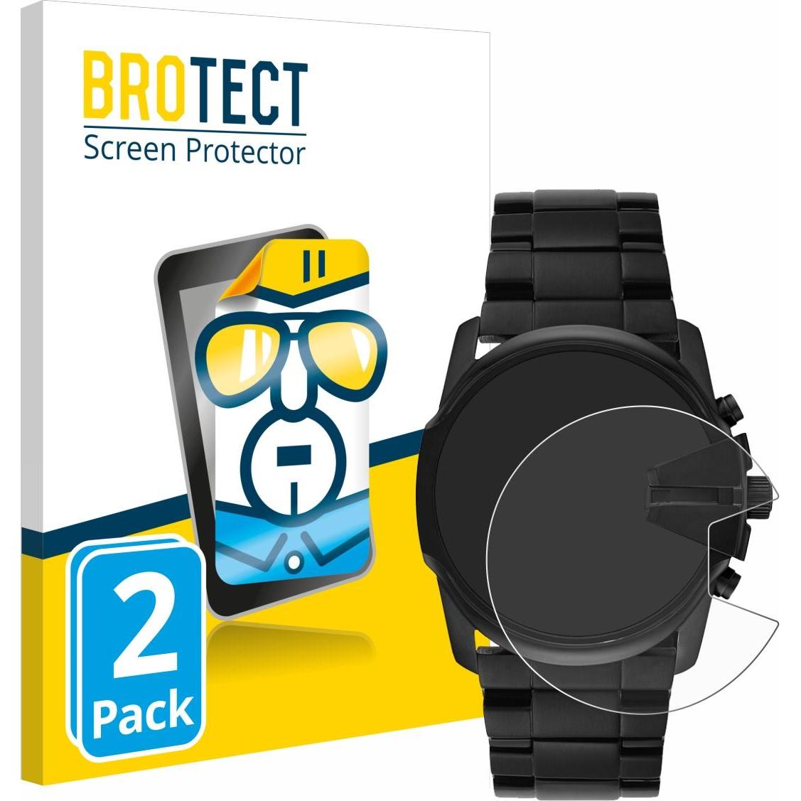 BROTECT Schutzfolie Displayschutz Displayschutzfolie Folie Klar Transparent, Smartwatch Schutzfolie, Transparent