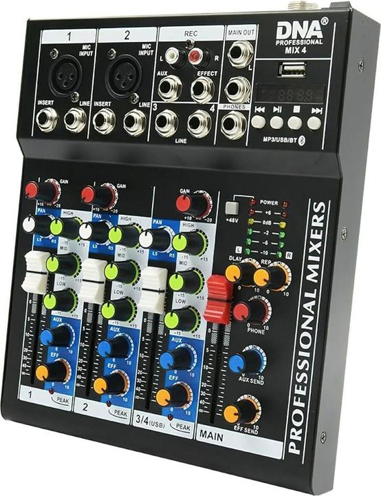 Actual product image DNA MIX 4 - Mikser audio USB MP3 analogowy 4 kanały