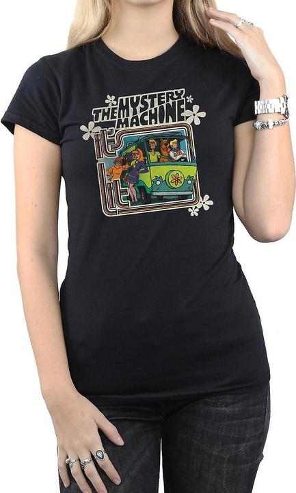 Immagine prodotto Scooby Doo Maglietta Boyfriend in cotone da donna/donna The Mystery Machine (S)