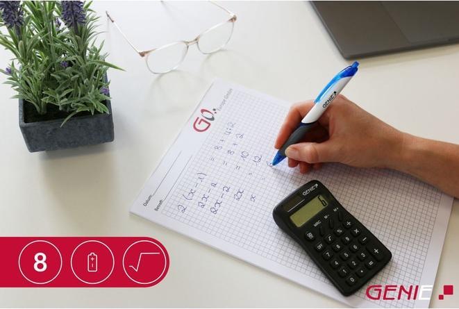 Actual product image Genie 825 Pocket calculator black