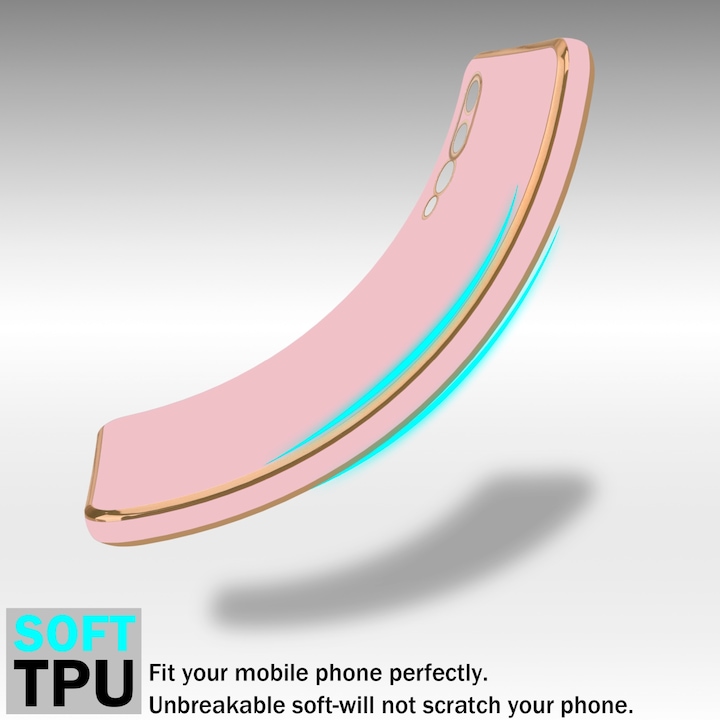 Produktbild Cadorabo Hülle für Huawei P20 PRO / P20 PLUS im TPU mit Kameraschutz LM130 Style (Huawei P20 Pro, Huawei P20 Plus)