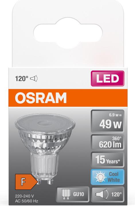 Actual product image Osram Star Par 16 (GU10, 6.90 W, 620 lm, 1 x, F)