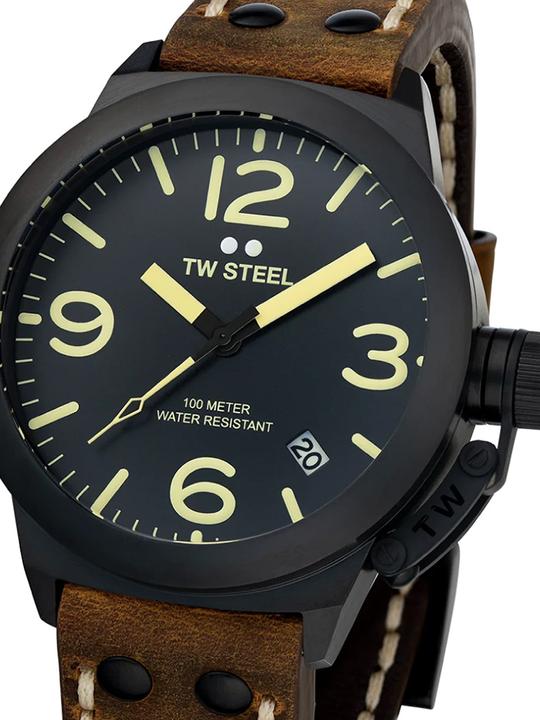 Actual product image TW-Steel CS103 Canteen Men's Watch 45mm 10ATM (Analogue wristwatch, 45 mm)