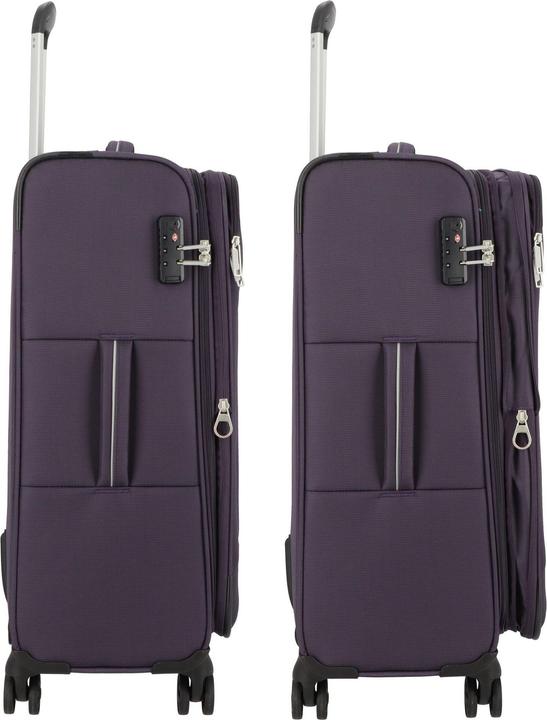 Immagine prodotto Worldpack Set di valigie Victoria a 4 ruote, 3 pezzi, con piega elasticizzata (175 l)