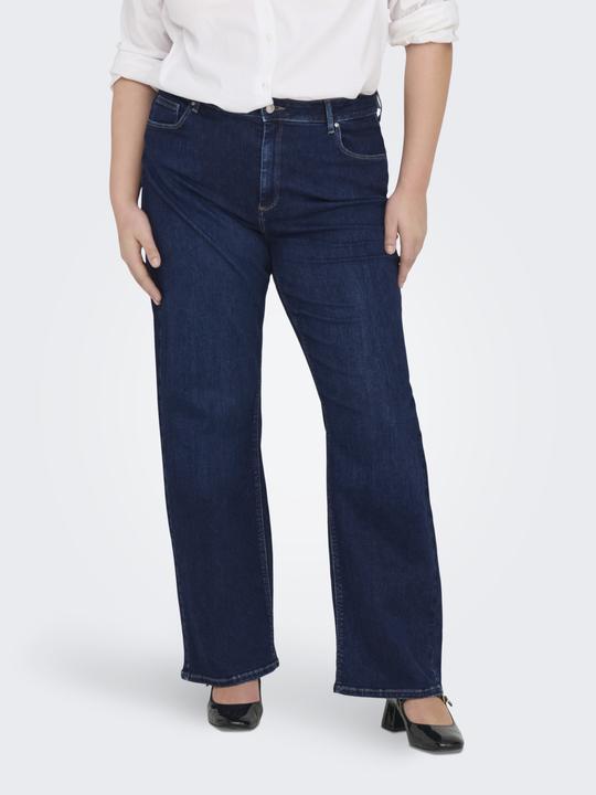 Produktbild Only Weiter Beinschnitt Hohe Taille Curve Jeans Weit geschnitten jeans (W48/L34)
