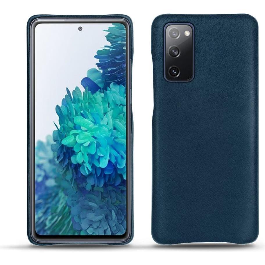 Noreve Lederschutzhülle (Samsung Galaxy S20 FE), Smartphone Hülle, Blau