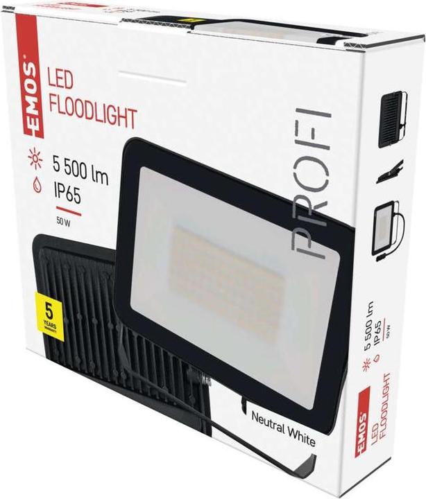 Image du produit Emos Projecteur Profi 50 W 5500lm AC 220 V - 240 V (LED)