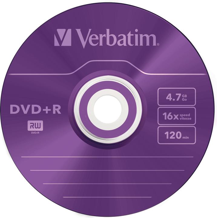 Produktbild Verbatim DVD+R Medien 4.7GB,16x,5er Pack (5 x)