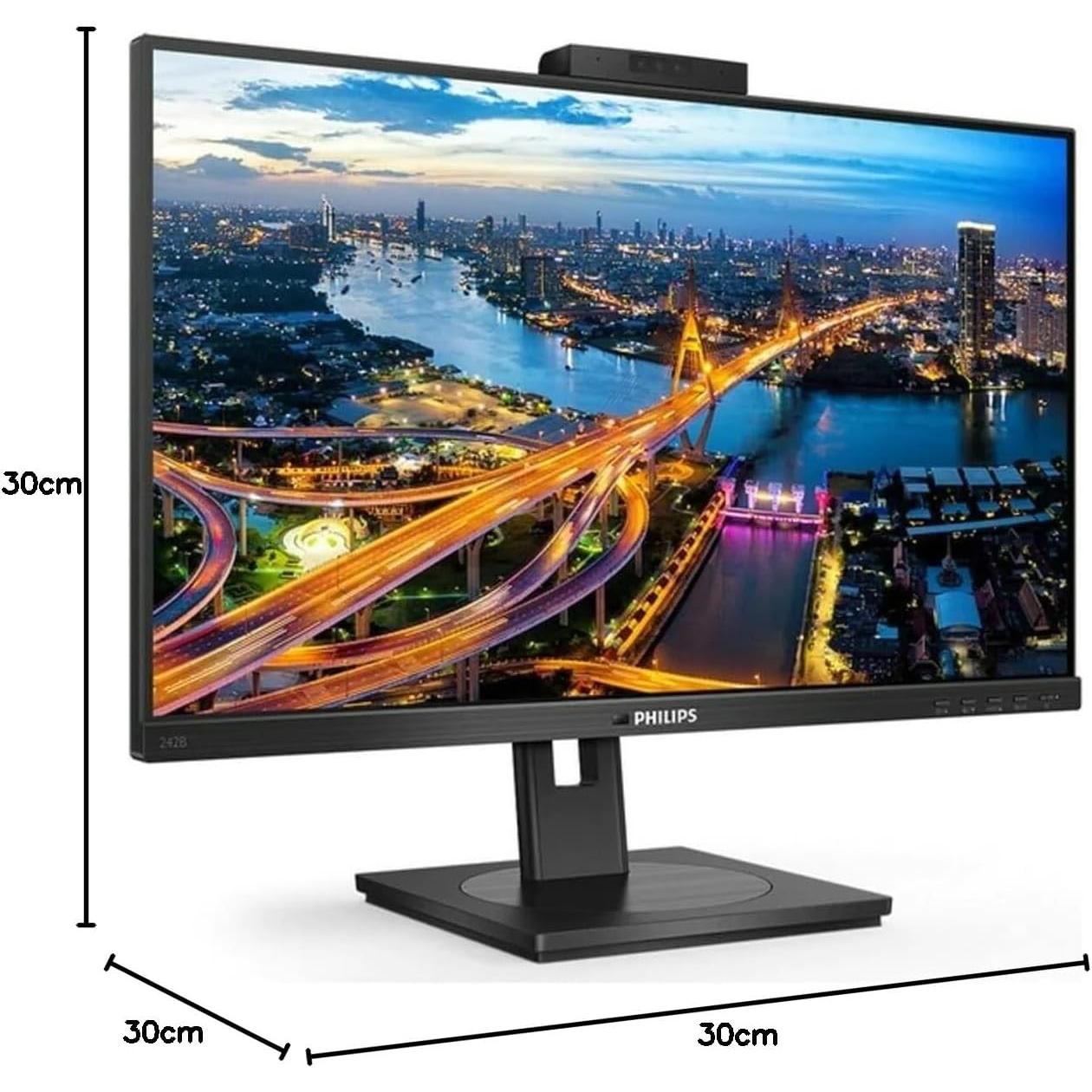 Philips 242B1H/00 (1920 x 1080 Pixel, 23.80"), Monitor, Schwarz