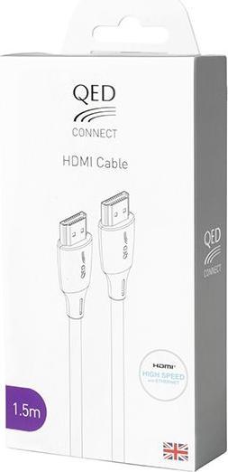 Actual product image QED Connect Cable Hdmi-A (M) To Hdmi-A (M) 1.5 metres QE8164 (1.50 m, HDMI)