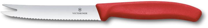 Produktbild Victorinox Swiss Classic, Käse- & Wurstmesser, 11cm, fork tip, rot (11 cm)