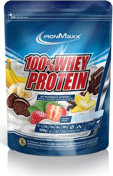 Actual product image IronMaxx 100% Whey Protein (500g bag) (Mint, Chocolate, 1 pcs., 500 g)