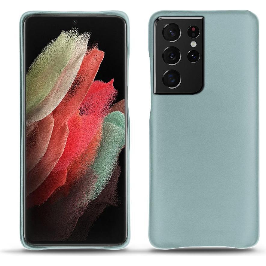 Thumbnail - Noreve Lederschutzhülle (Samsung Galaxy S21 Ultra), Smartphone Hülle, Blau