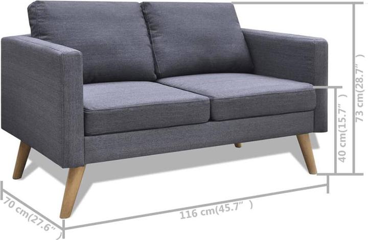 Image du produit vidaXL Sofa (2 places)