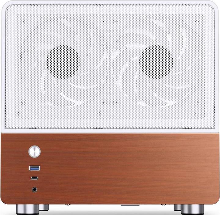 Produktbild Jonsbo V12 PC-Gehäuse, Mini-Tower, Micro-ATX - weiss (mATX)