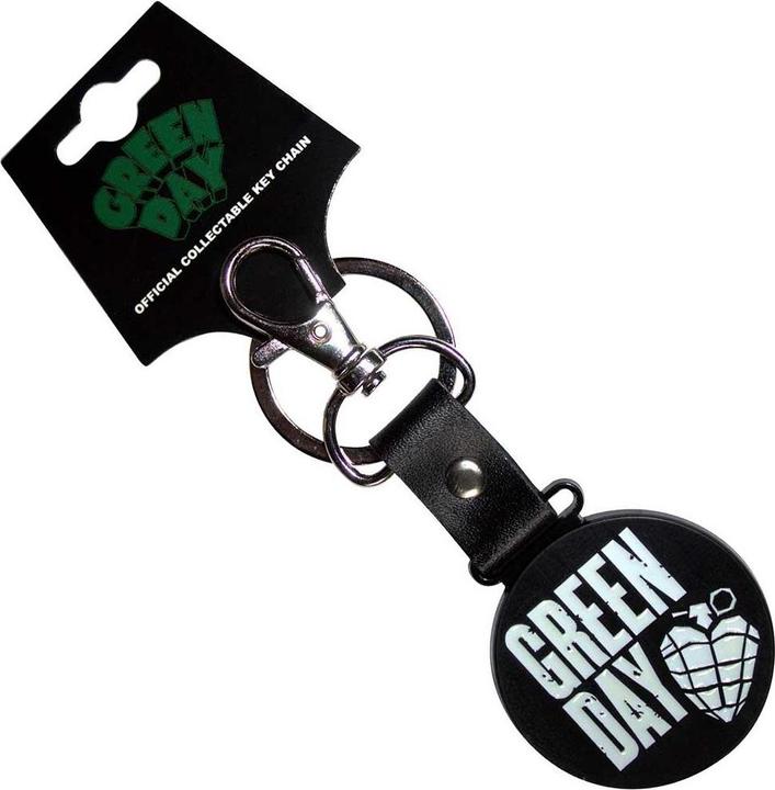 Actual product image Green Day Stacked Logo Keyring
