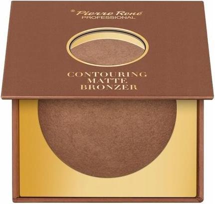 Pierre Rene Professional Mattes Puder für Konturierung gebacken (Bronzer, 10 g)