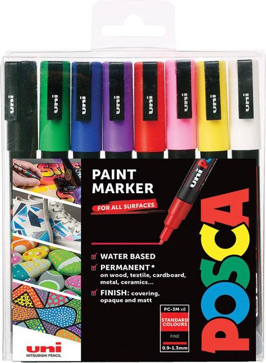 Immagine prodotto Posca Marchio PC-3M a punta tonda (8x)