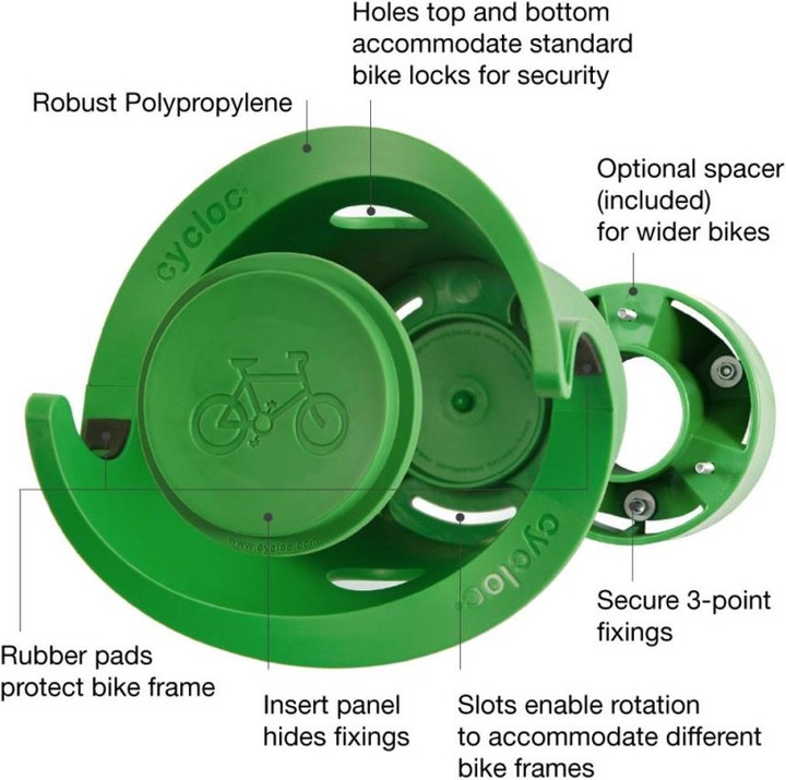 Actual product image Cycloc Solo bike mount