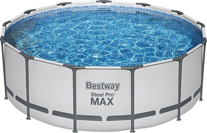 Produktbild Bestway ® Steel Pro MAX™ Frame Pool Kompl ett-Set 396 x 122 cm, rund (3960 x 1220 mm)