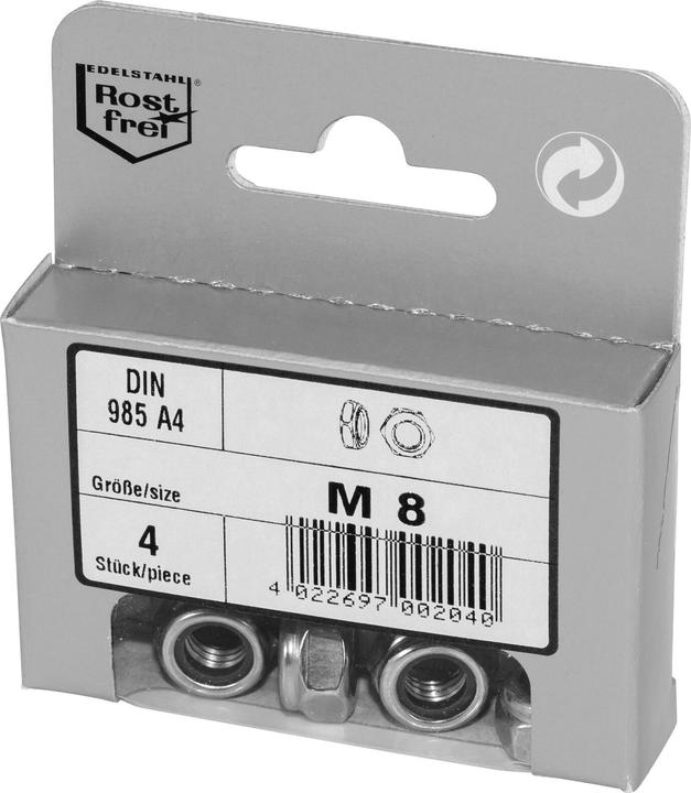 Actual product image Compass Poly locknuts