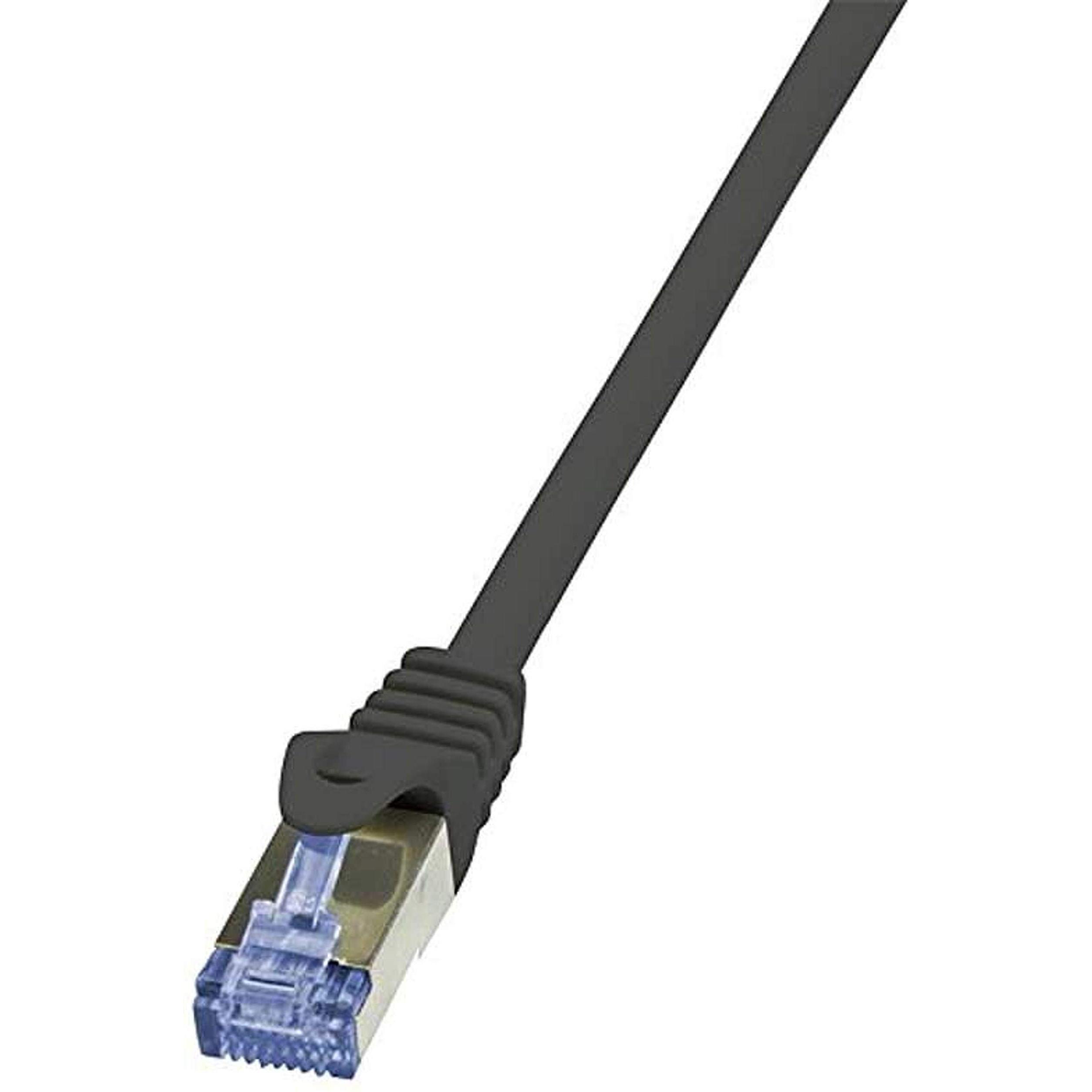 LogiLink Netzwerkkabel (S/FTP, CAT6a, 7.50 m), Netzwerkkabel