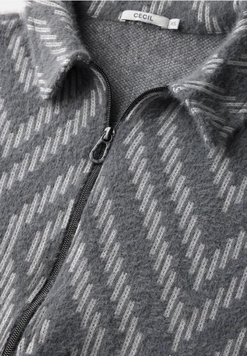 Produktbild Cecil Cardigan Donna Piuma Filato Stampa (M)
