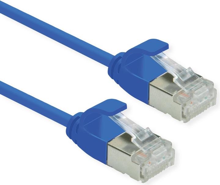 Actual product image Roline U/FTP patch cable Cat.6A (Class EA), LSOH, slim (U/FTP, CAT6a, 0.50 m)