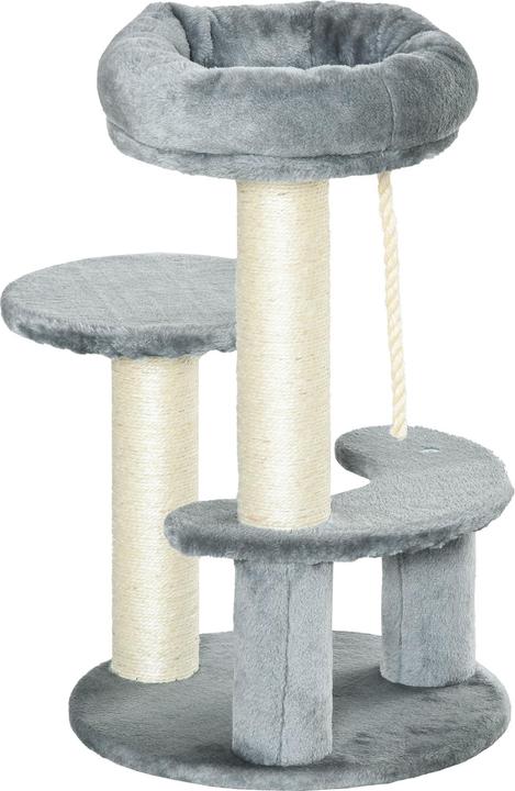 Actual product image PawHut Climbing tree for cats (65 cm, Grey)