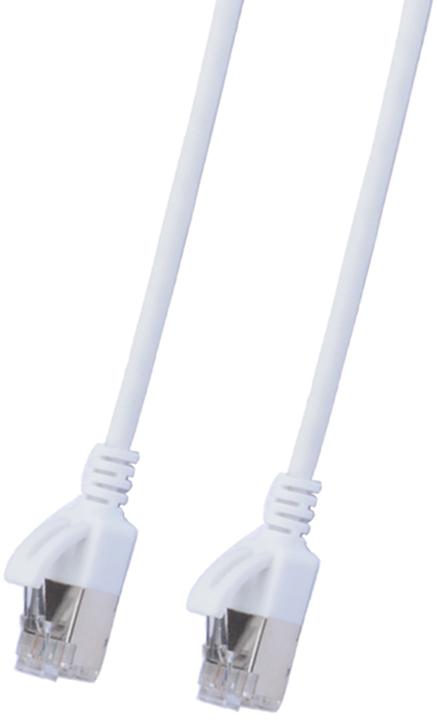 Actual product image Prokord TP-CABLE U/FTP CAT.6A SLIM LSZH RJ45 0.5M WHITE (F/UTP, CAT6a, 0.50 m)