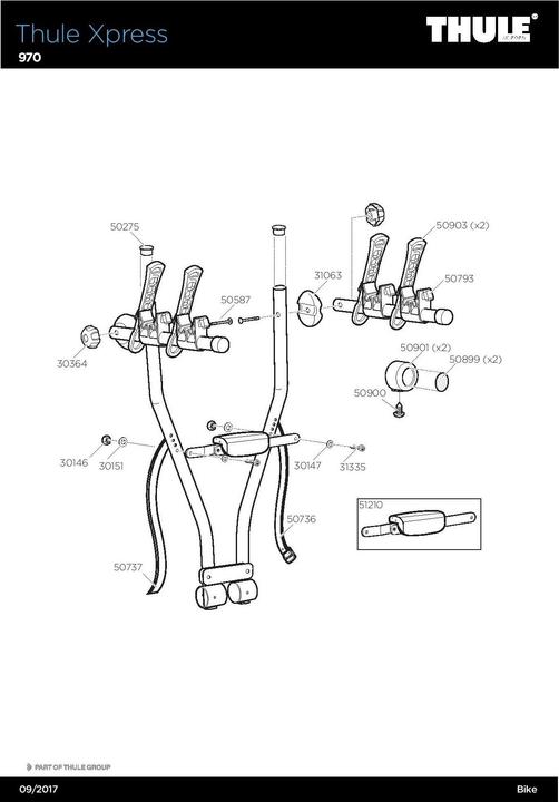 Actual product image Thule Xpress 970