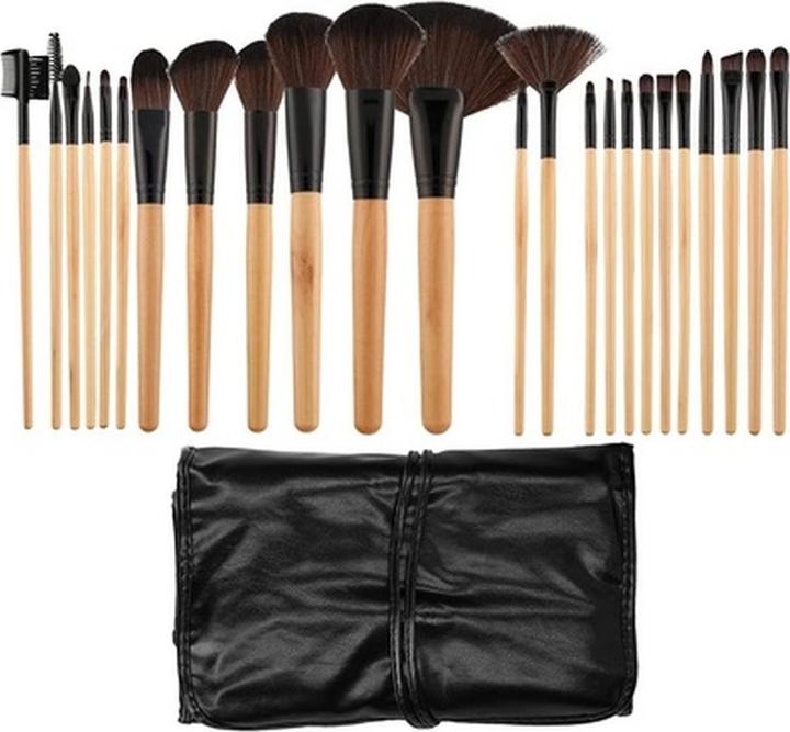 Actual product image Tools for Beauty T4B MIMO 24 Piece Complete Professional Makeup Brush Set with Portable Case (Set)