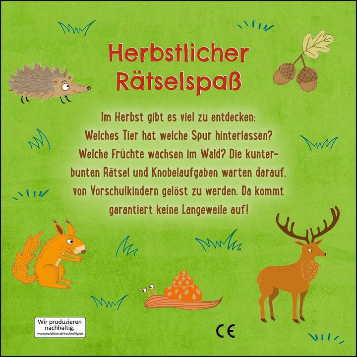 Produktbild Naturrätsel im Herbst (Deutsch, Eleanor Sommer, 2024)
