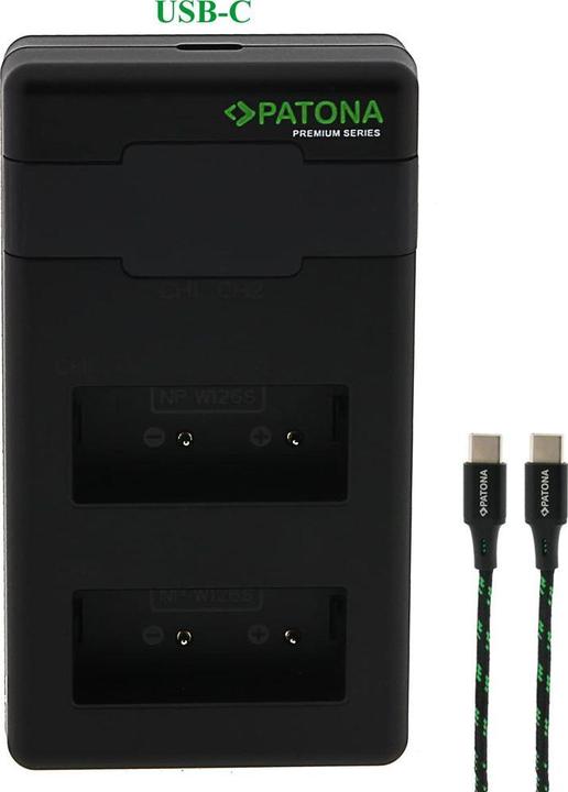 Produktbild Patona Premium Twin Ladeg. Fuji NP-W126 (Kamera Akku Ladegerät)