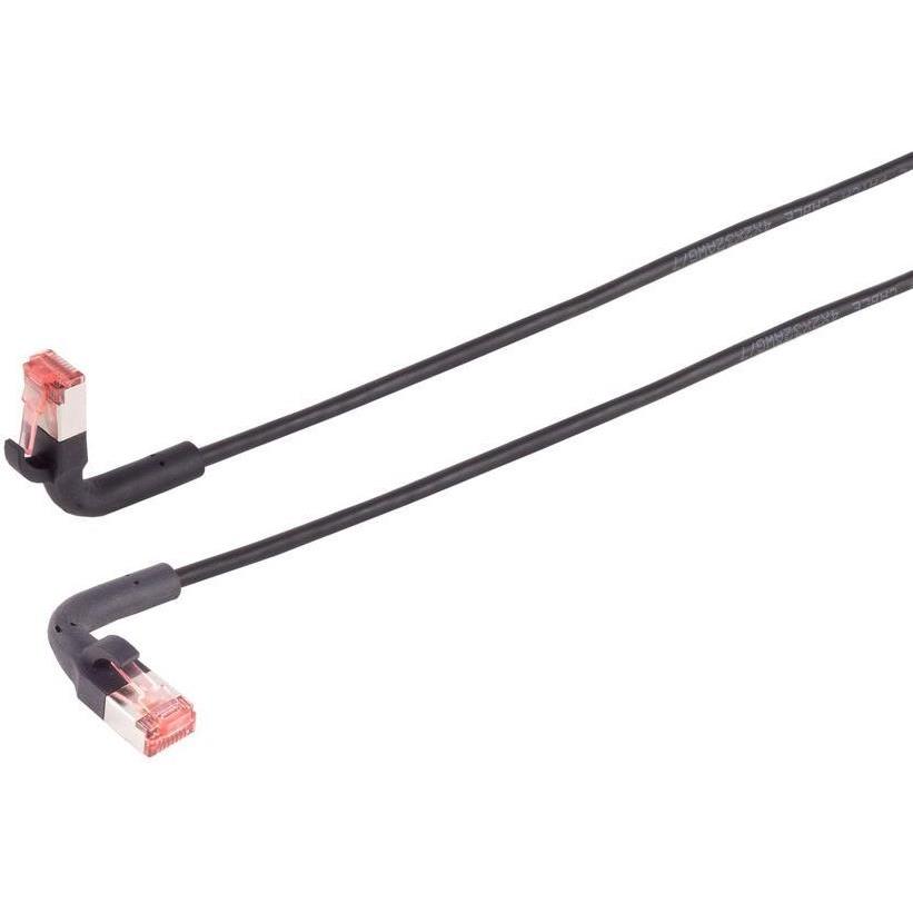 Lanview CAT6A U/FTP 0,25m Black (CAT6a, 0.25 m), Netzwerkkabel