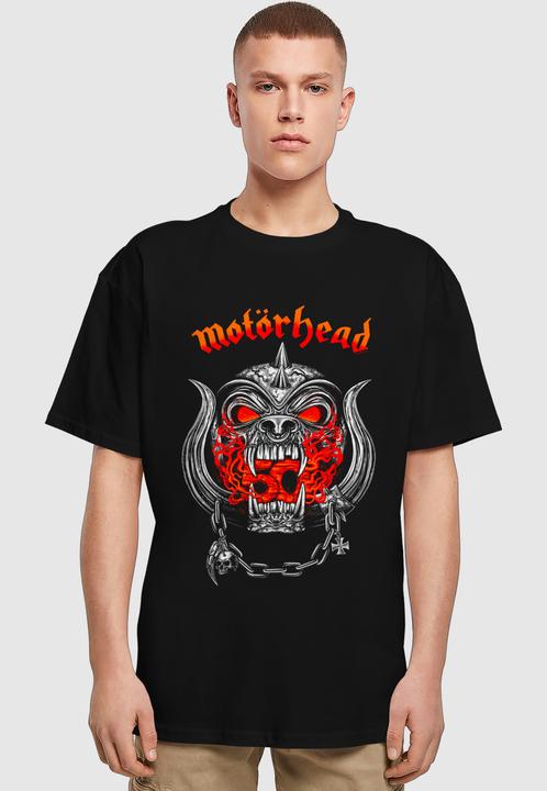 Produktbild Merchcode Motorhead - 50th Warpig Flames Heavy Oversize Tee - 193779 (3XL)
