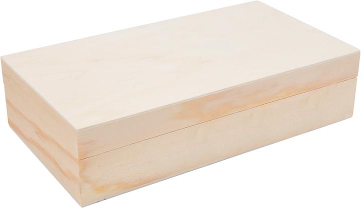 Produktbild Natura Punto Box aus Holz mit Deckel, natur, 22 x 12 x 5,5 cm