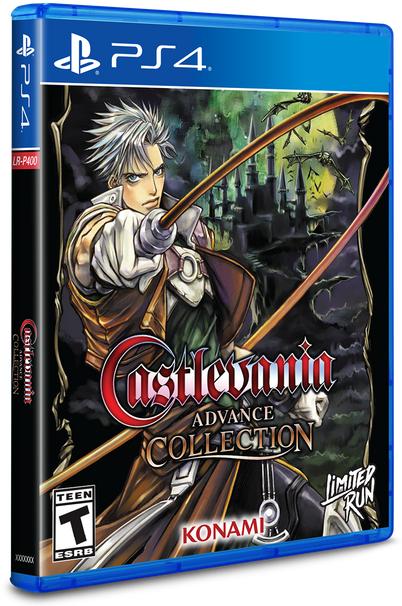 Limited Run Castlevania Advance Collection Édition Classique - Couverture du Cercle de la Lune (PS4, EN)