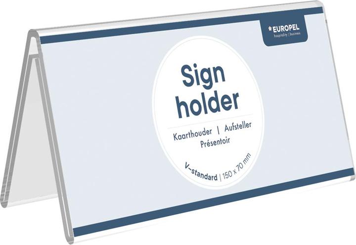 Actual product image Europel Table name plate